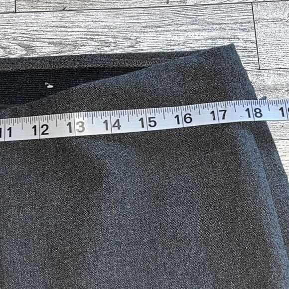 Chicos Pants Women’s Size 2.5R 14 Gray Pull On Wide‎ Leg Relaxed High Rise - Picture 12 of 14